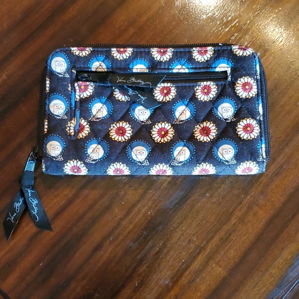 Vera Bradley Night Owl Zip Wallet